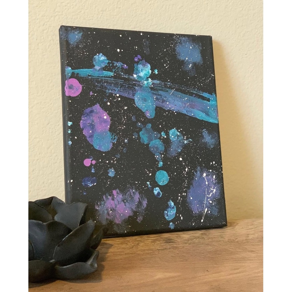 Original Abstract Painting Guntharius 8x10 Canvas Art
